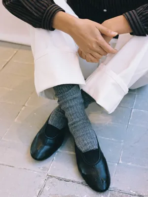 Piero black ballerina