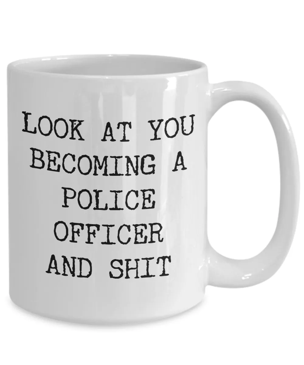 Police Academy Graduation Party Gifts Police Officer Graduate New Police Officer Police Academy Graduation Gifts, Police Academy Graduation Police Officer Graduate New Police Officer Mug Funny Coffee Cup