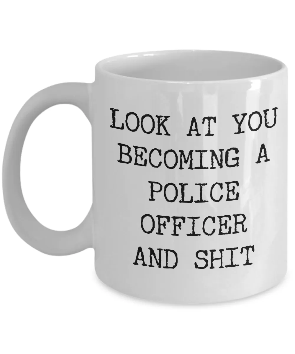 Police Academy Graduation Party Gifts Police Officer Graduate New Police Officer Police Academy Graduation Gifts, Police Academy Graduation Police Officer Graduate New Police Officer Mug Funny Coffee Cup