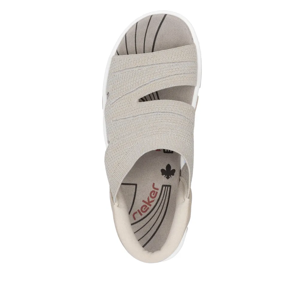 Rieker - 68895-64 - Stone/Ginger - Sandals