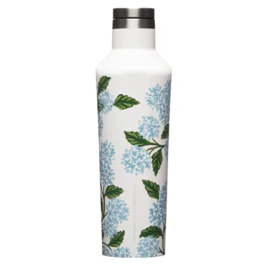 Rifle Paper-Gloss Cream Hydrangea - Canteen 16oz