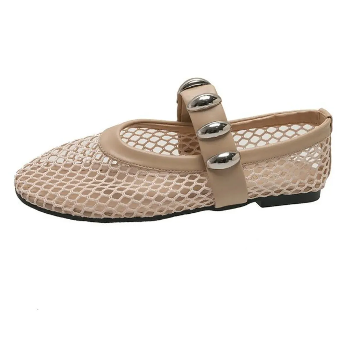 Round Toe Flats Slip-Ons