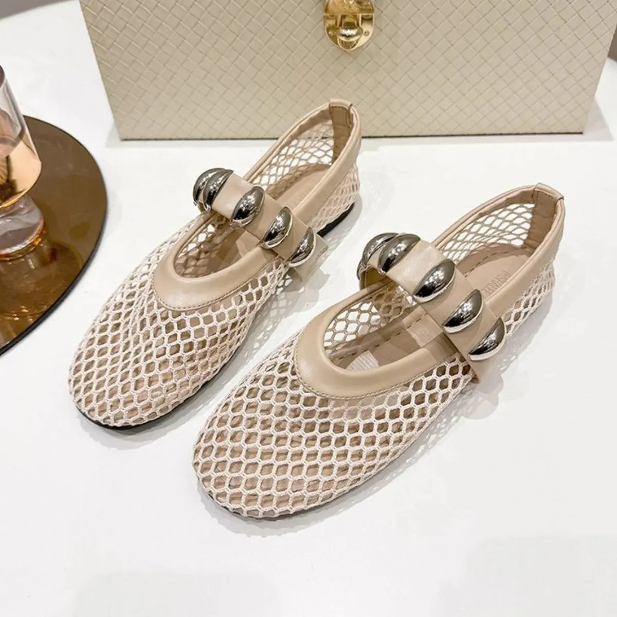 Round Toe Flats Slip-Ons