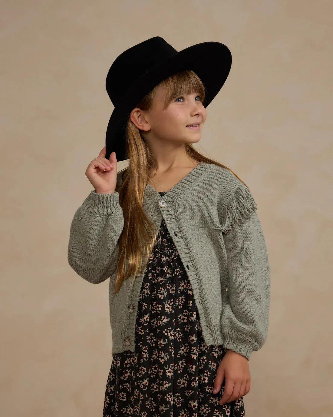 RYLEE   CRU Fringe Cardigan || Laurel