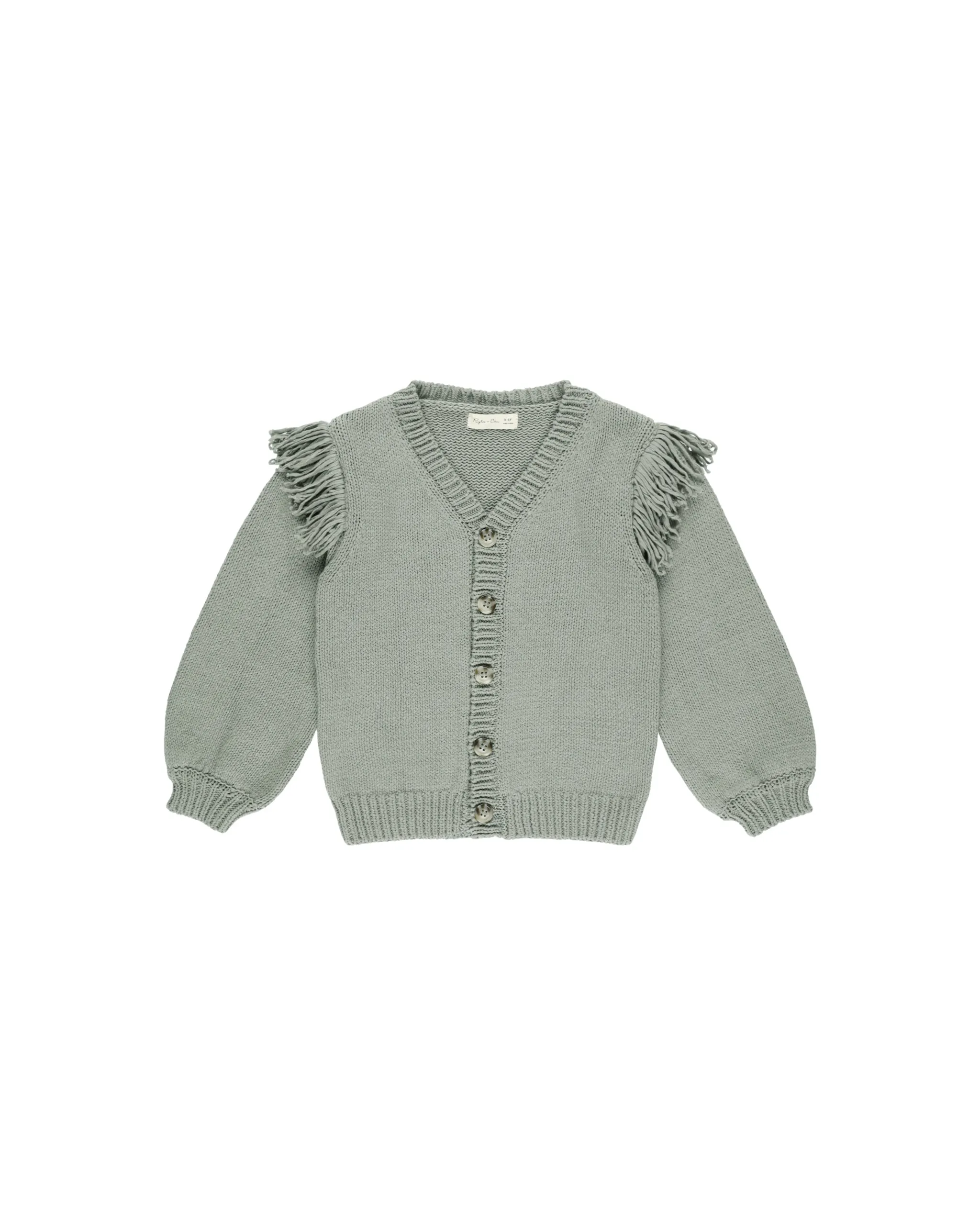 RYLEE   CRU Fringe Cardigan || Laurel