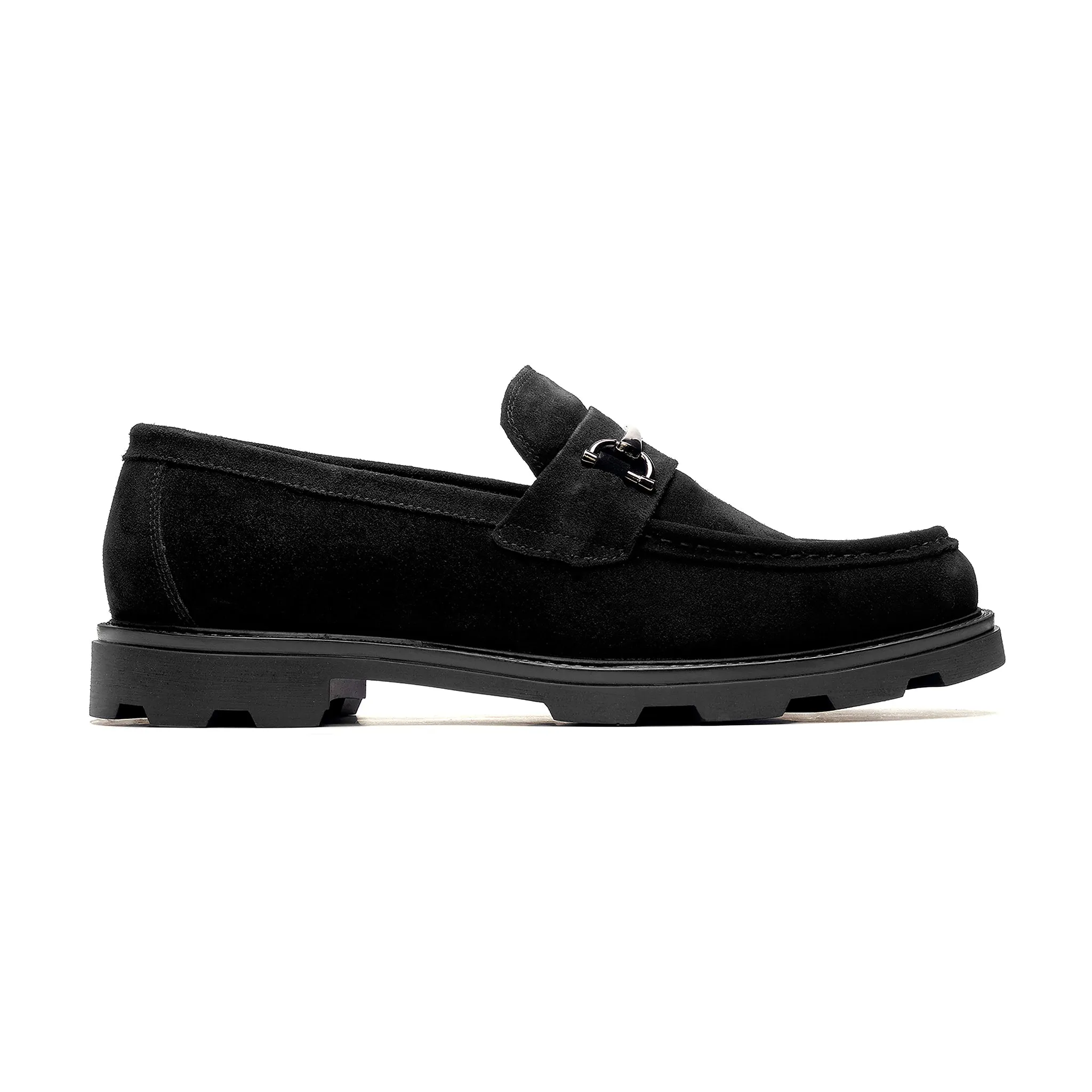 Samuel Bit Loafer // Black Suede