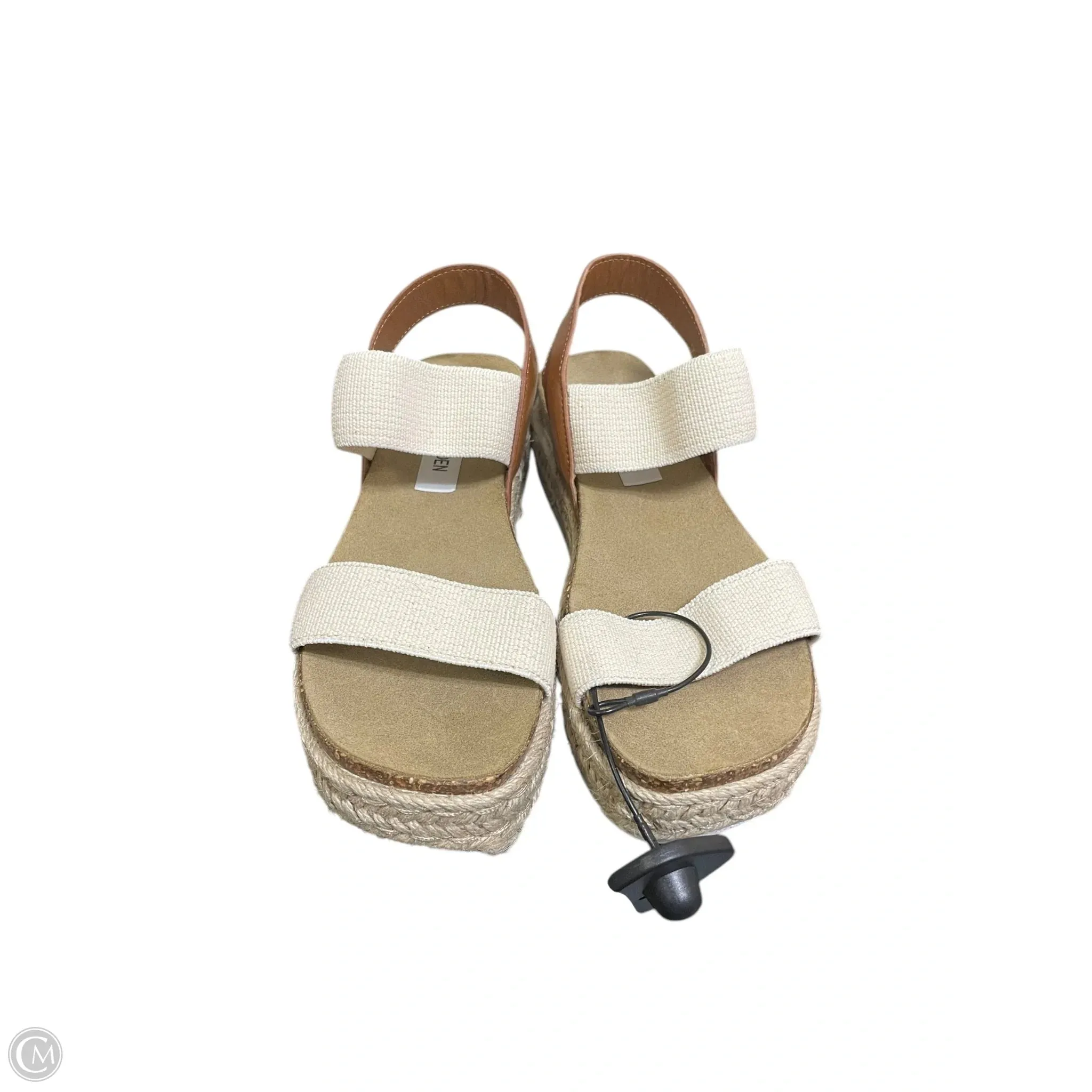 Sandals Flats By Steve Madden In Cream, Size: 6