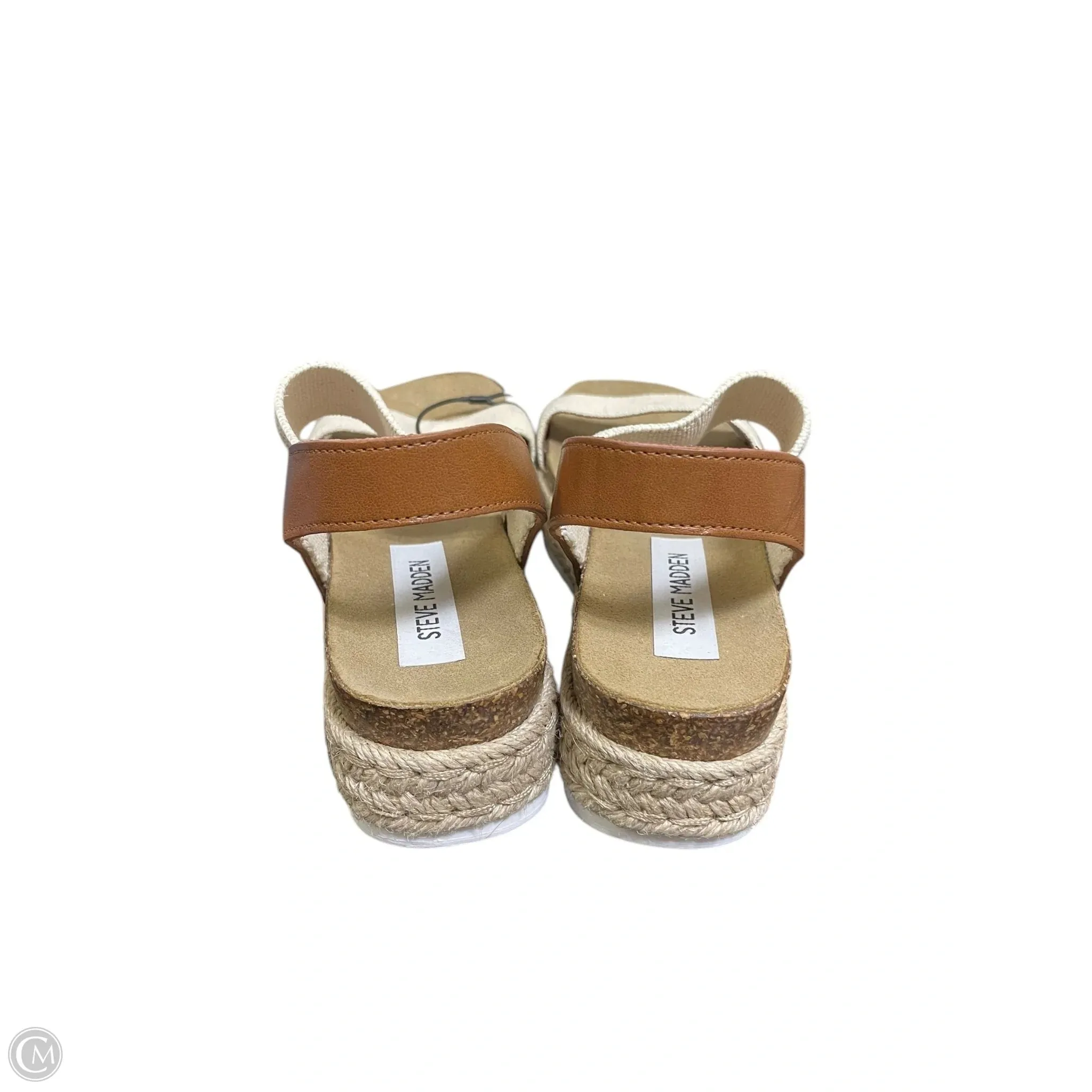 Sandals Flats By Steve Madden In Cream, Size: 6