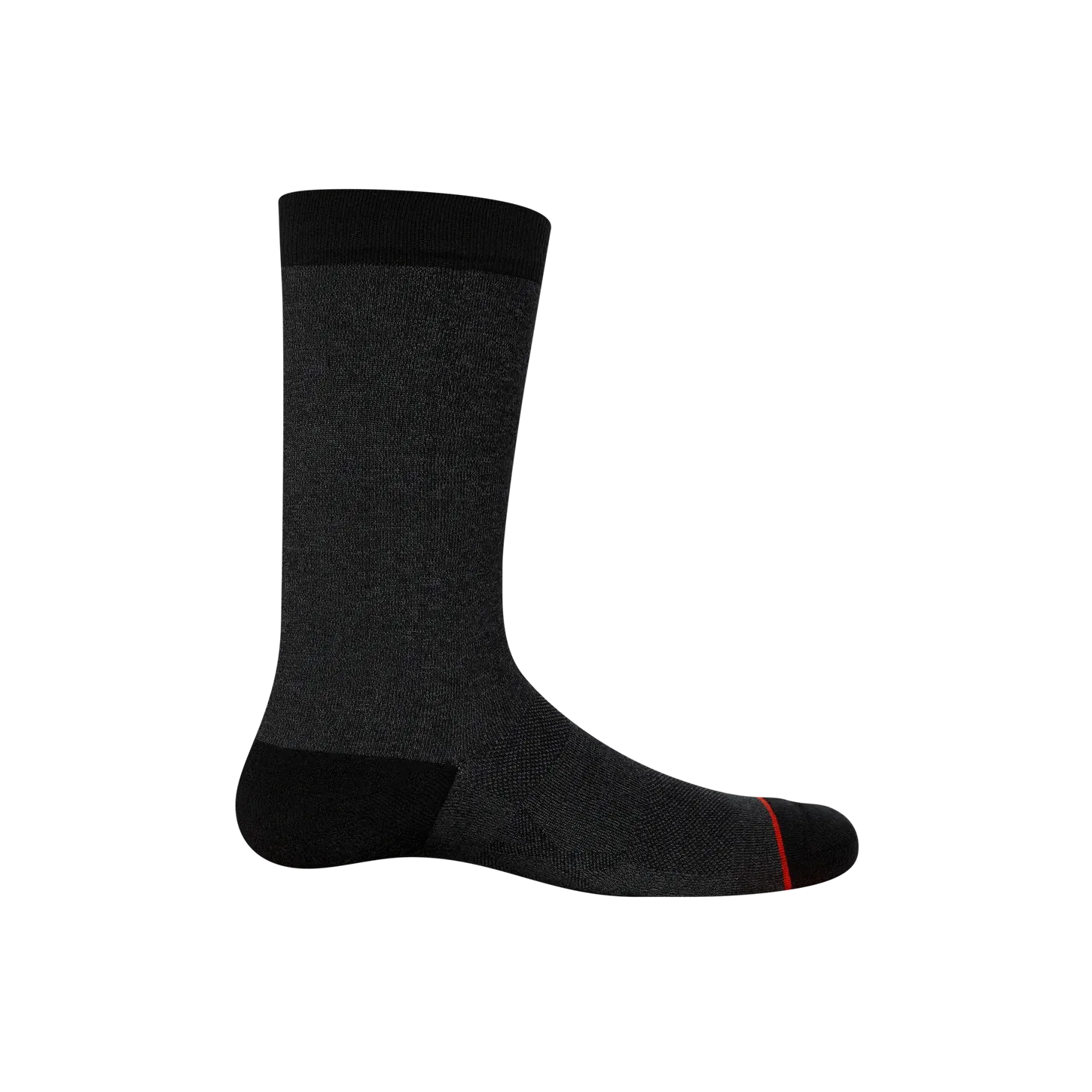 Saxx Mens Whole Package Crew Socks - Black Heather