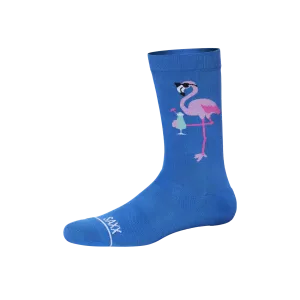 Saxx Mens Whole Package Crew Socks - Flocktail/Blue