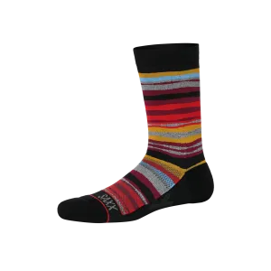 Saxx Mens Whole Package Crew Socks - Hot Stuff Stripe/Multi