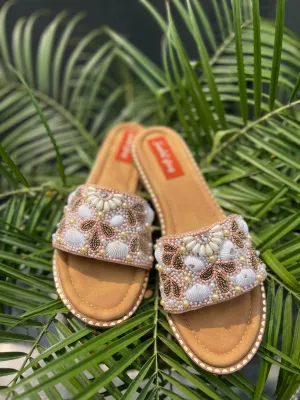 Seashell Serenade – Embellished Sliders