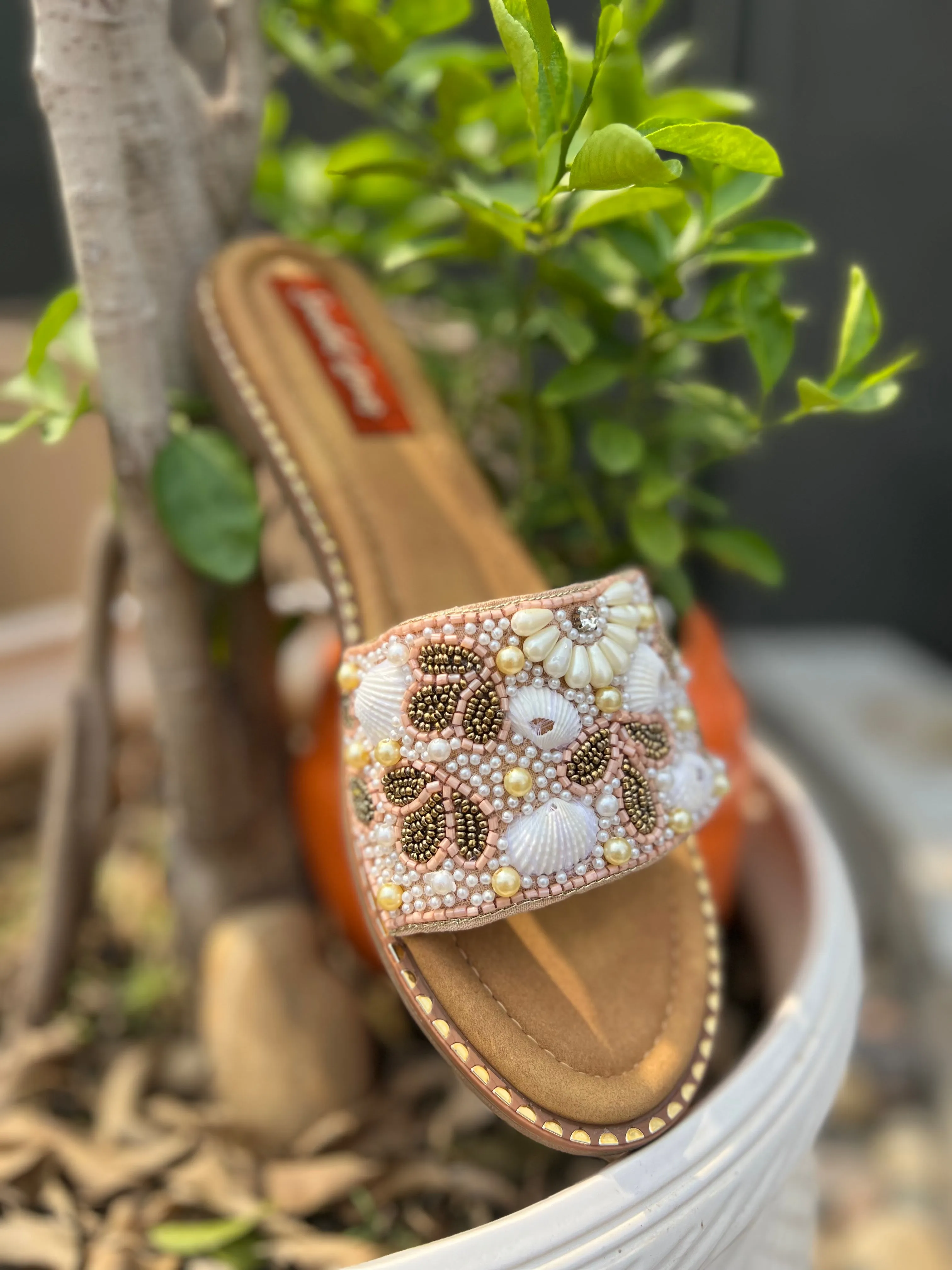 Seashell Serenade – Embellished Sliders