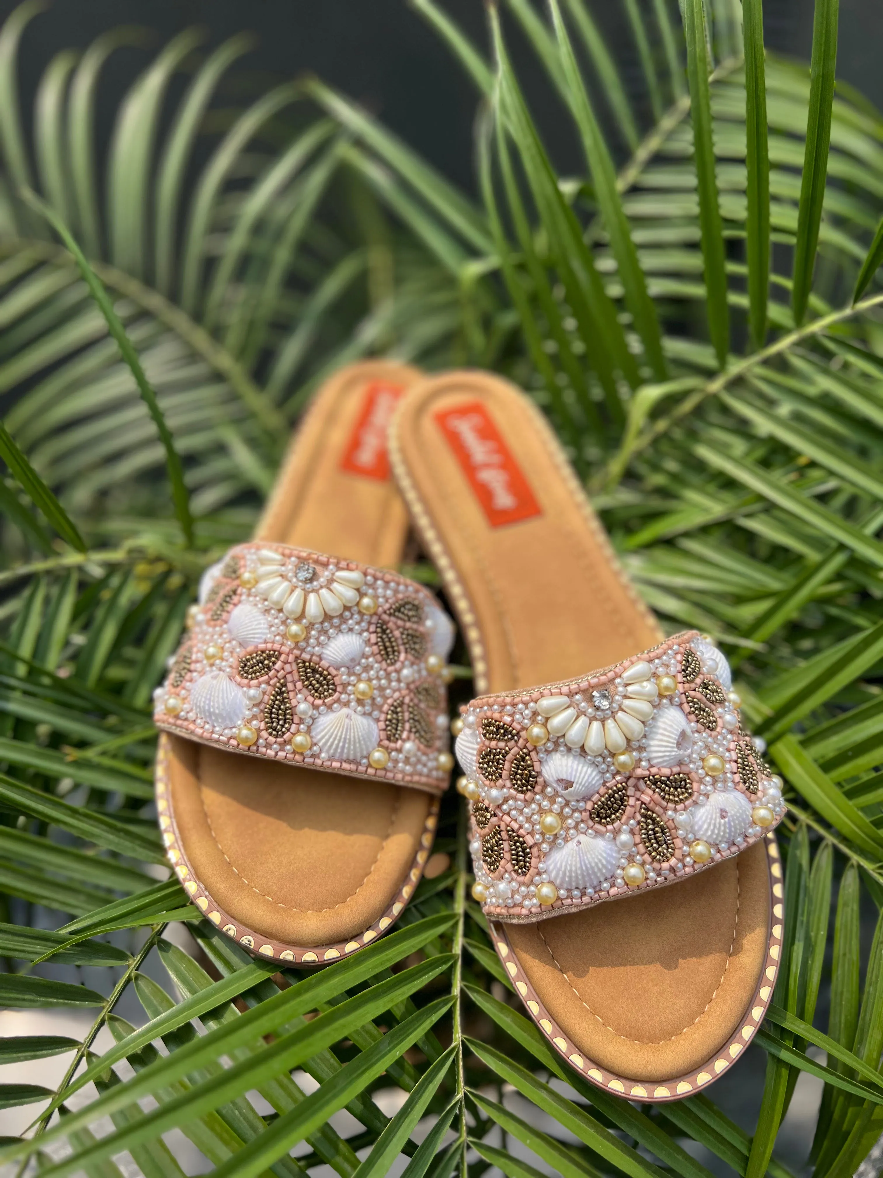 Seashell Serenade – Embellished Sliders