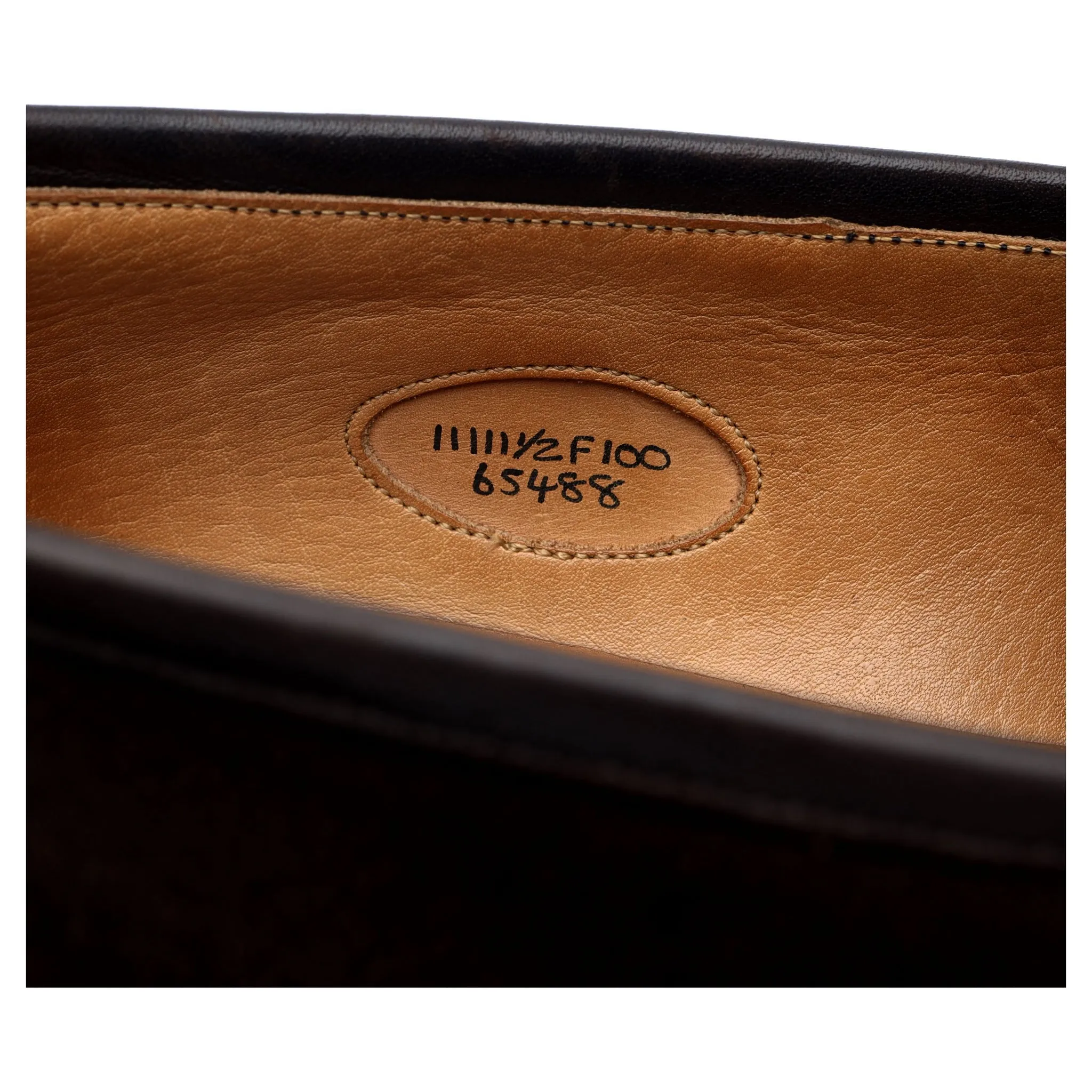 'Sloane' Dark Brown Suede Loafer UK 11 F