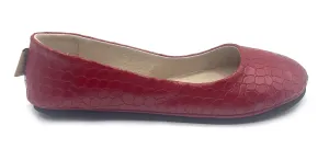 Sloop - Red Croco Leather