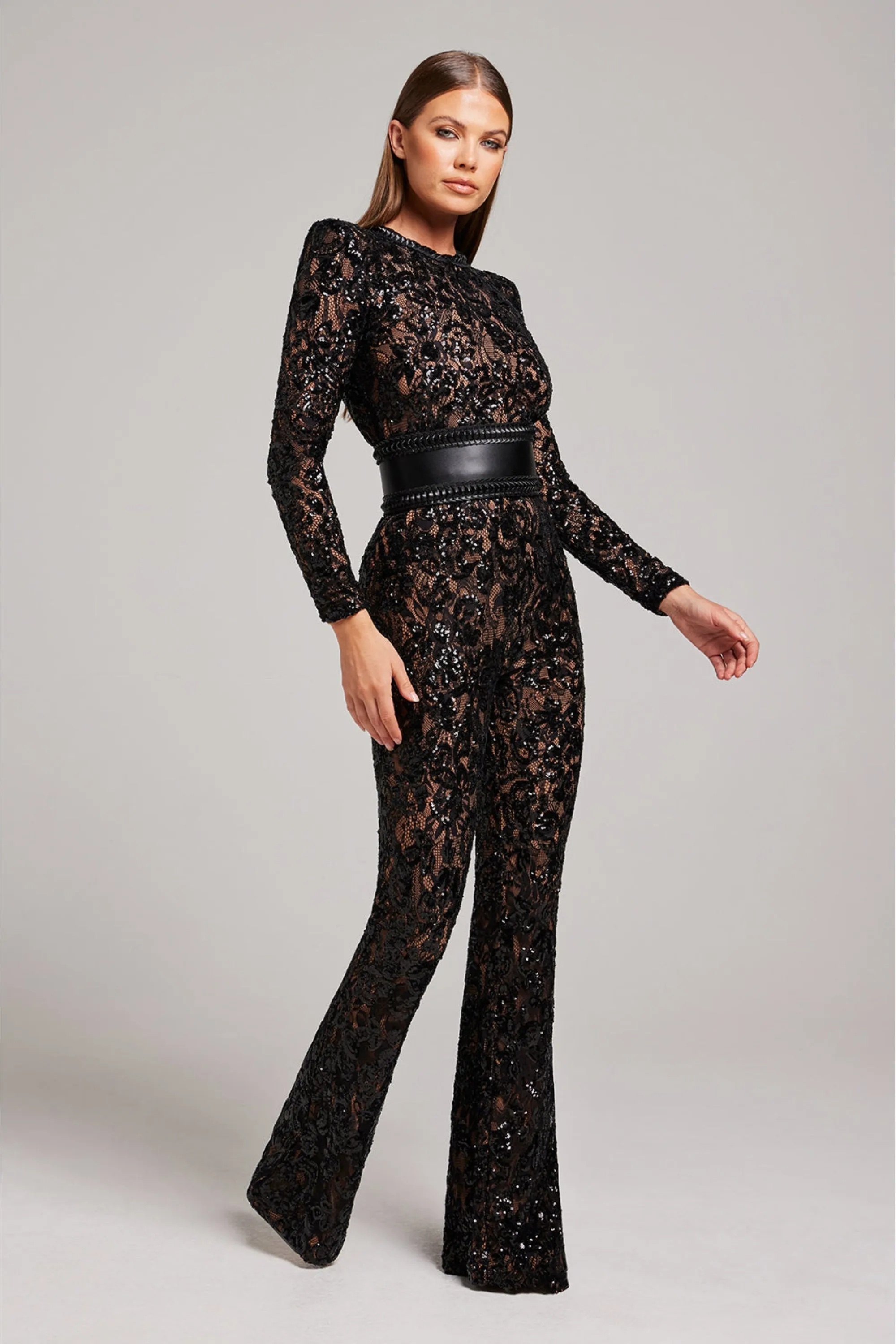 Solène™ | Chic Lace Jumpsuit