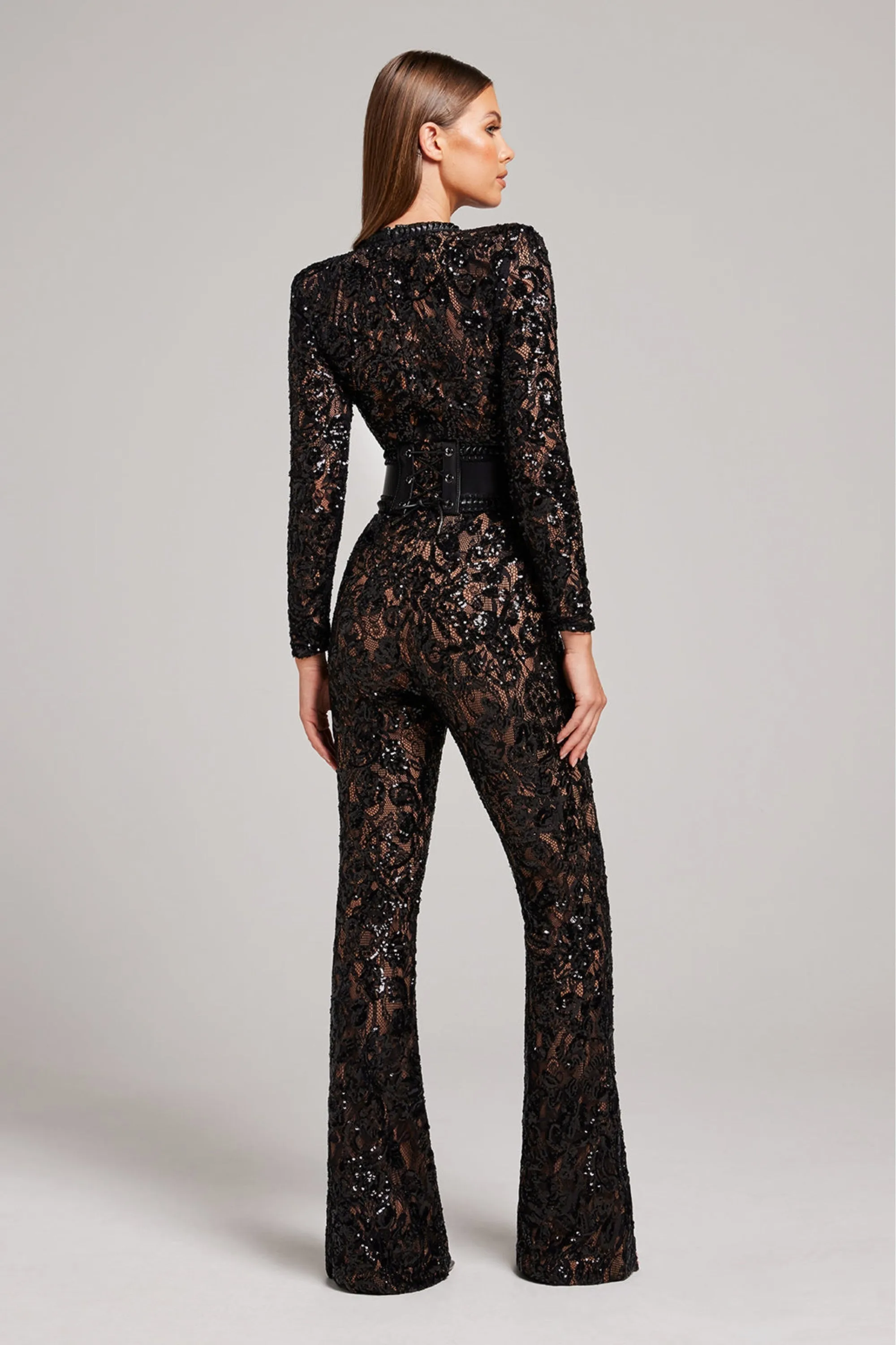 Solène™ | Chic Lace Jumpsuit
