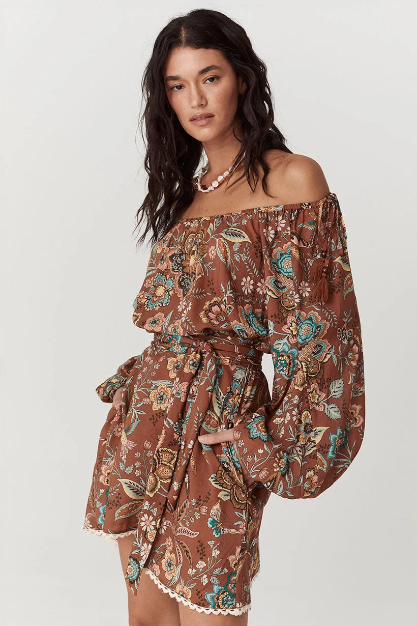 Spell - Mojave Lily Tunic Dress (Amber)