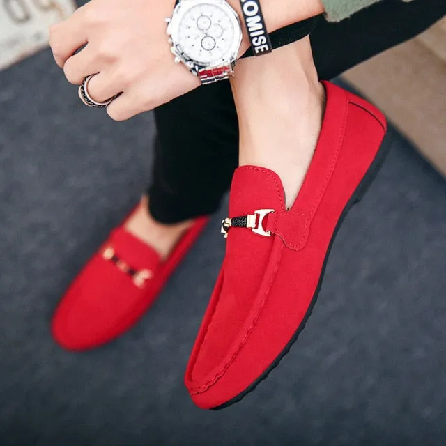Summer Men Loafers Shoes Fashion Peas Driving Shoes Men Sneakers Flat Man Walking Footwear Big Size 38-46 Men's Casual Shoes