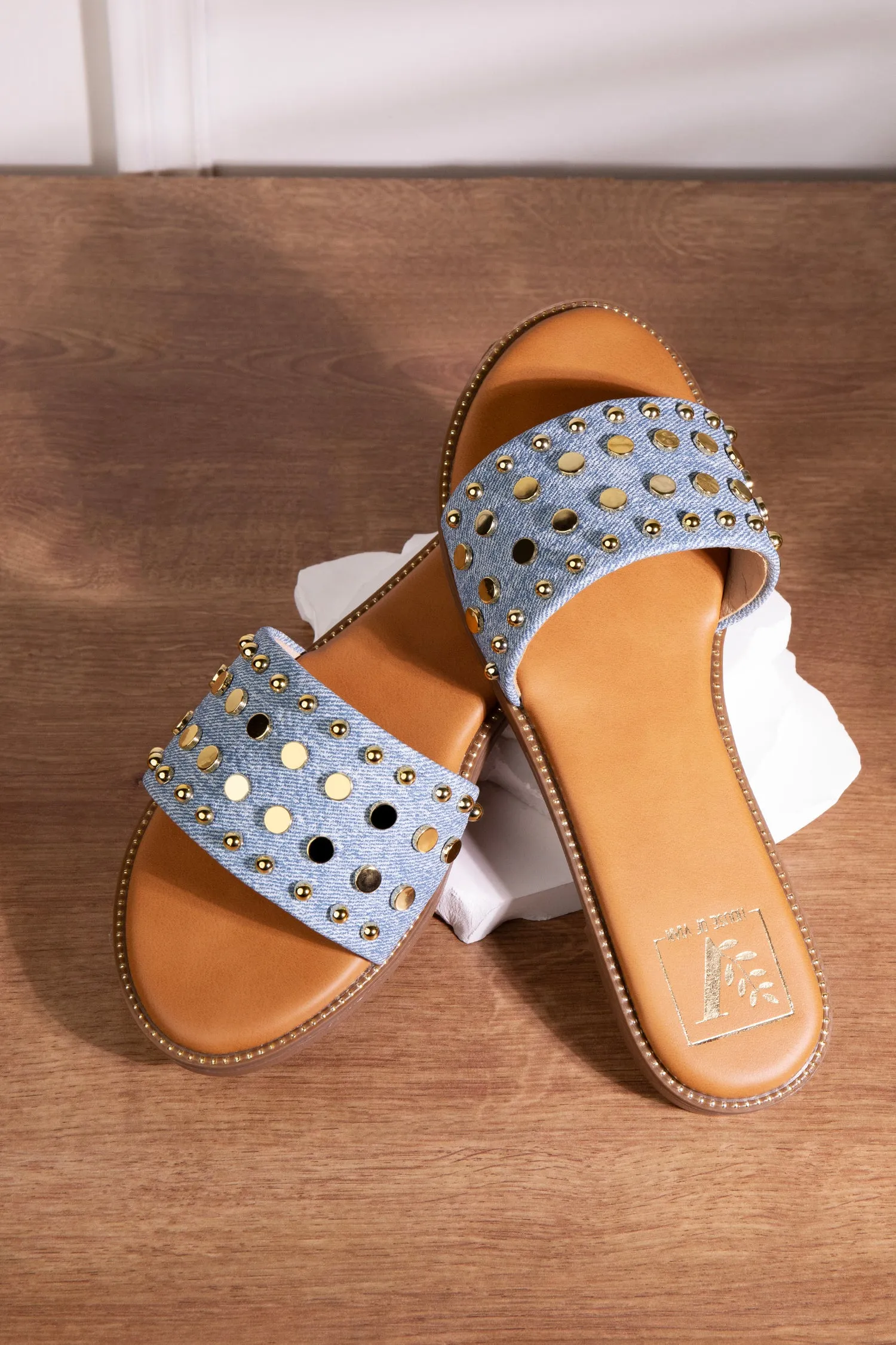 Sunkissed Blue Flats