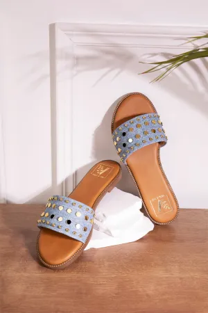 Sunkissed Blue Flats