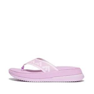 Surff Webbing Toe-Post Sandals in Lilac