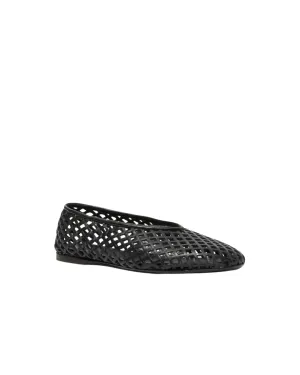 Tee Perforated Ballerina Flats