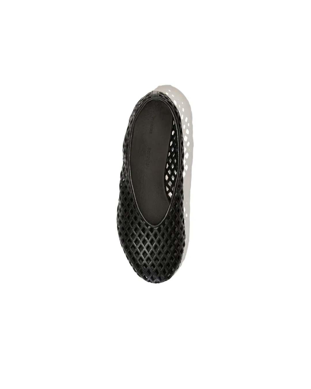 Tee Perforated Ballerina Flats