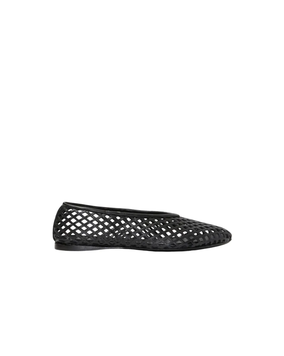 Tee Perforated Ballerina Flats