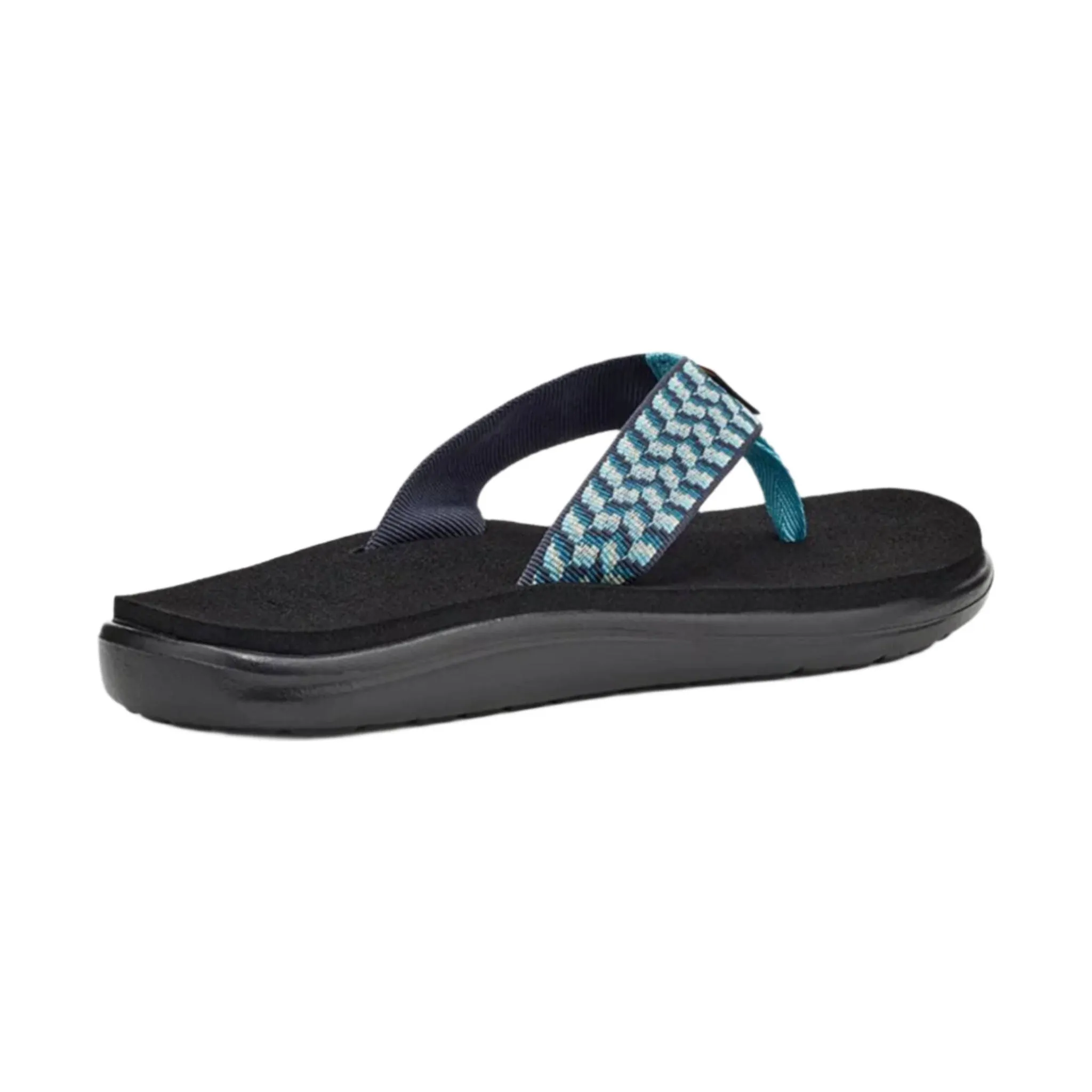 Teva Women's Voya Flip Flop - Paint Track Blue