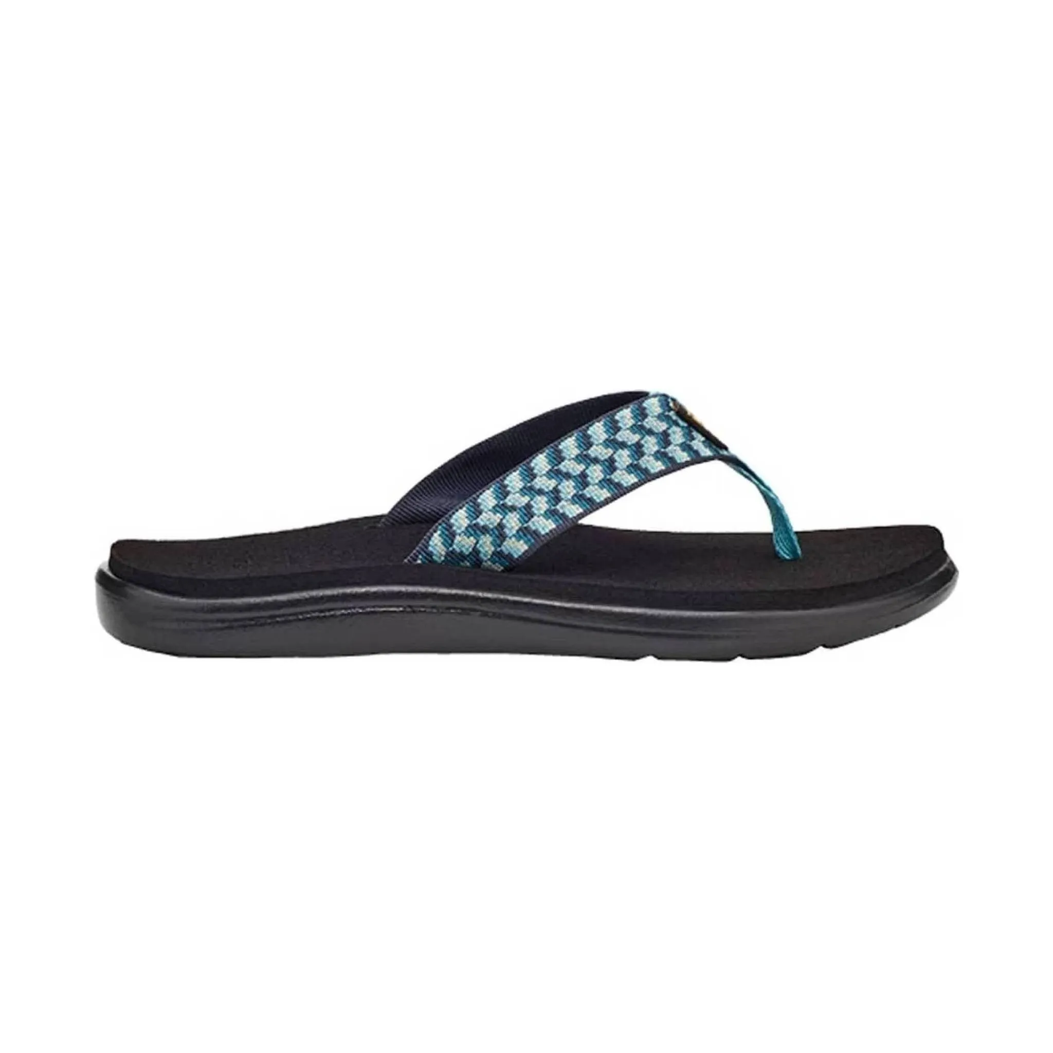Teva Women's Voya Flip Flop - Paint Track Blue