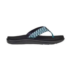 Teva Women's Voya Flip Flop - Paint Track Blue