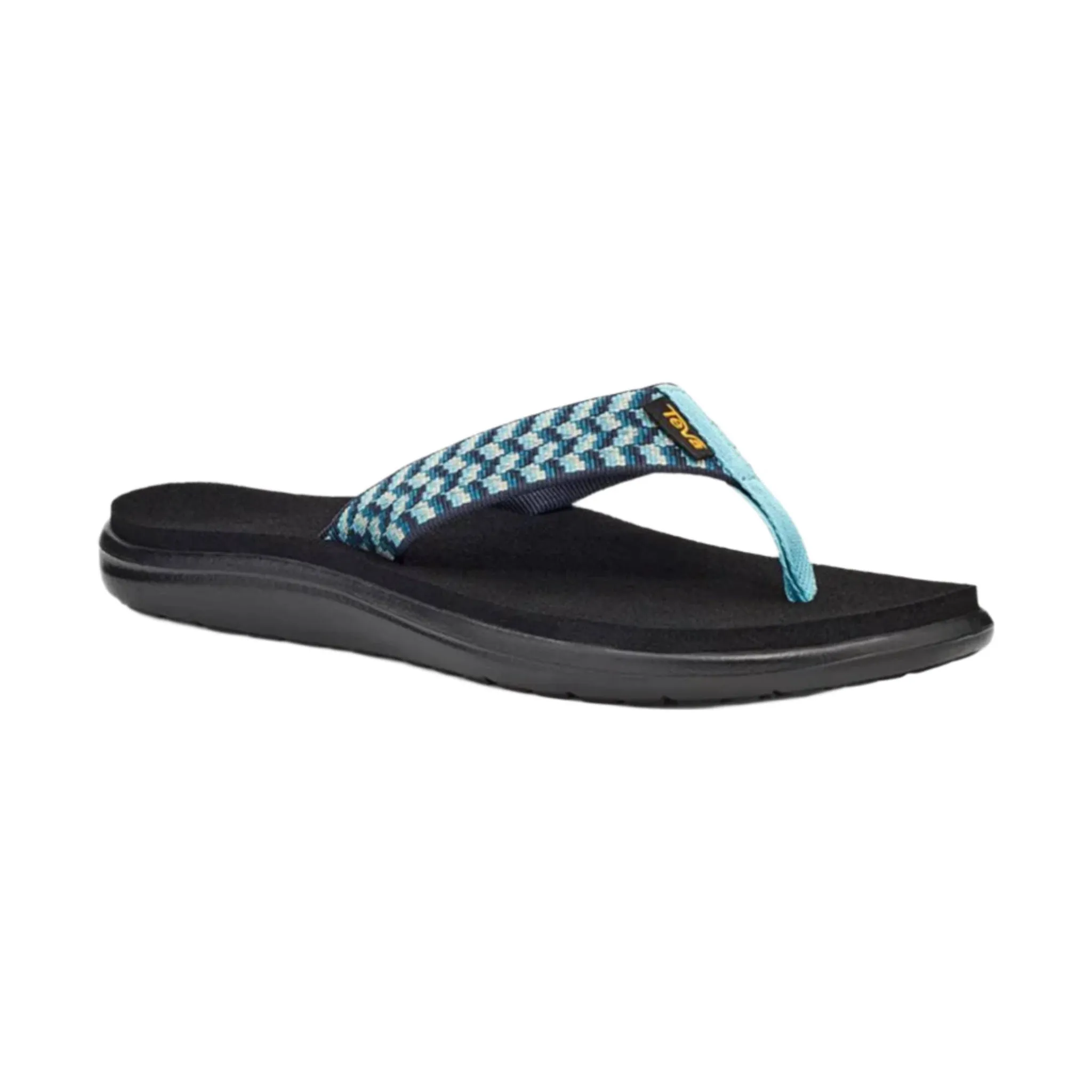 Teva Women's Voya Flip Flop - Paint Track Blue