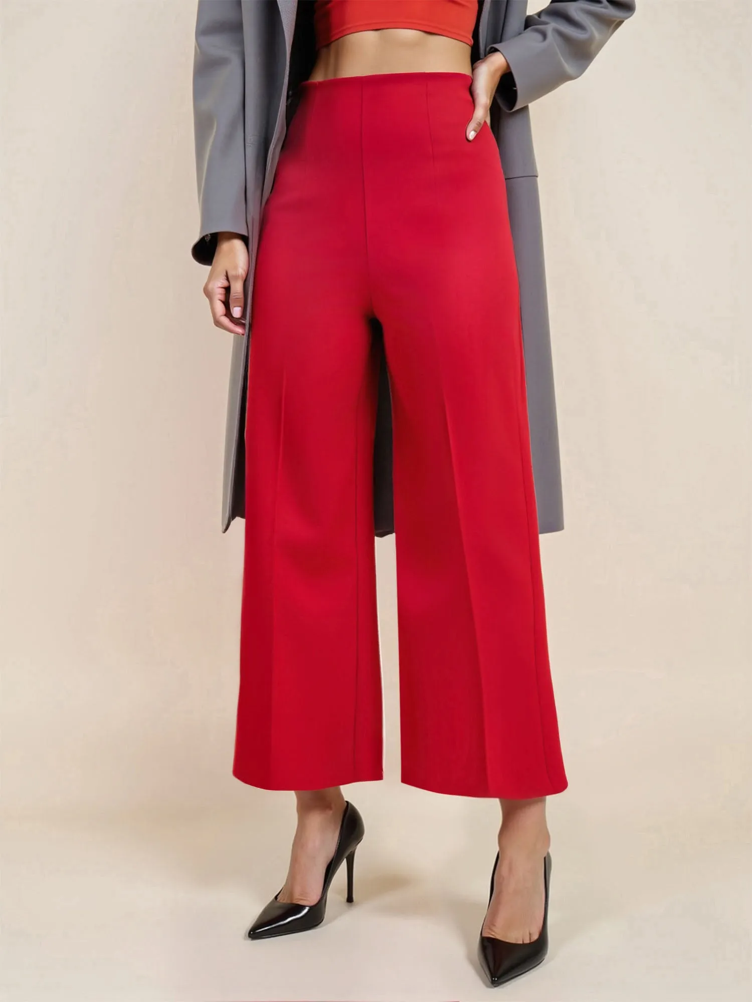 The Mabel Pant - High Waisted Straight Leg