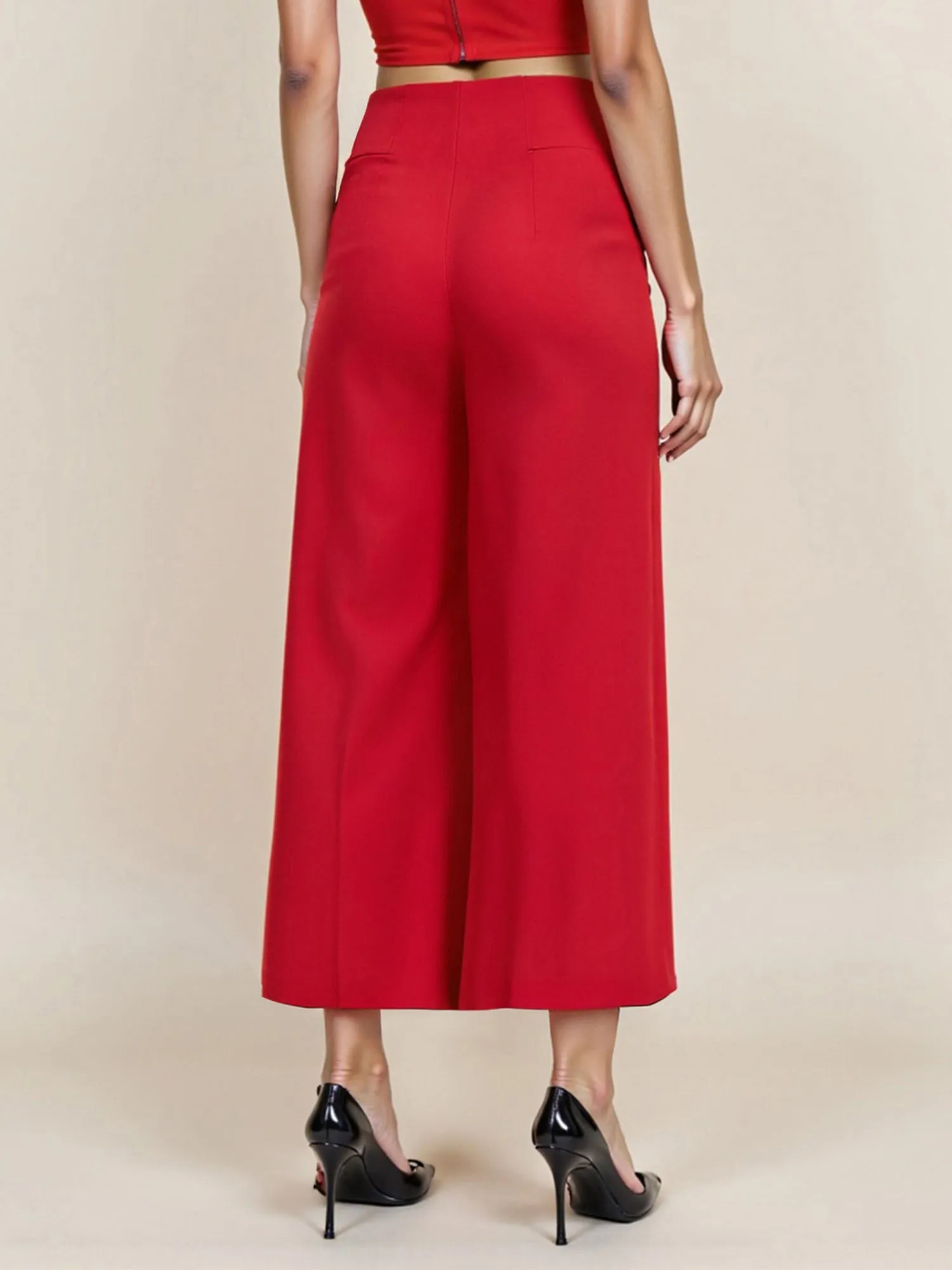 The Mabel Pant - High Waisted Straight Leg