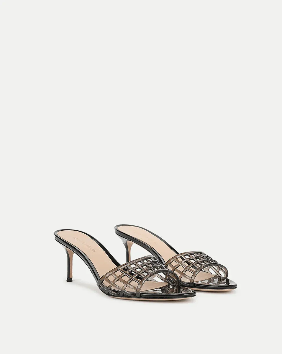 Tia Jelly Sandal - Smoke Black