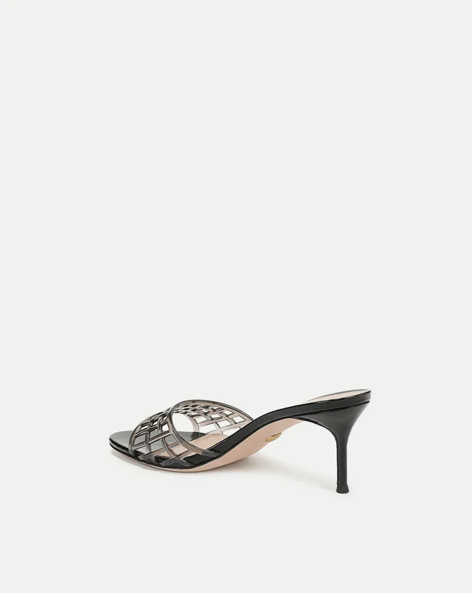 Tia Jelly Sandal - Smoke Black