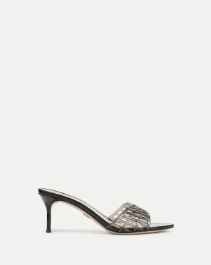 Tia Jelly Sandal - Smoke Black