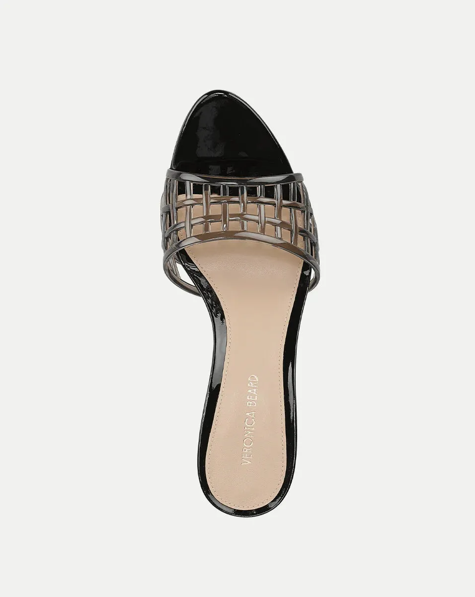 Tia Jelly Sandal - Smoke Black