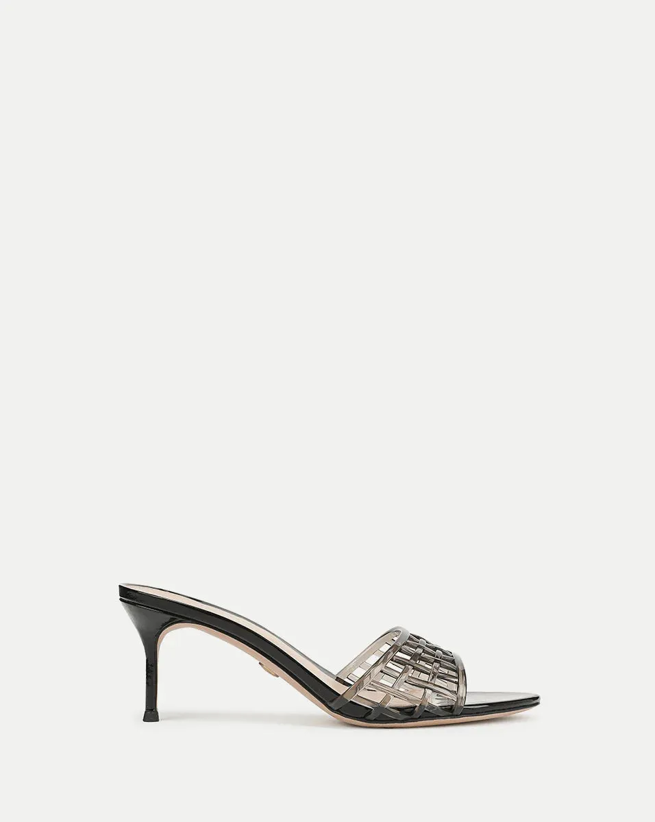 Tia Jelly Sandal - Smoke Black