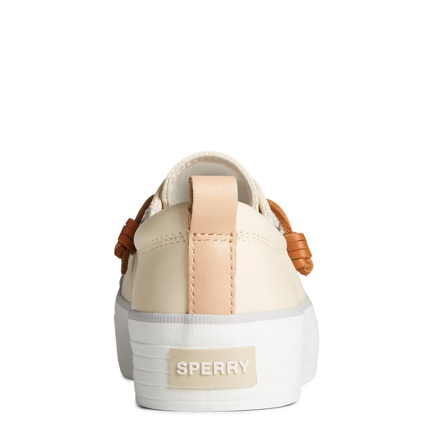Women's Crest Vibe Platform Sneaker Bone (STS89602)