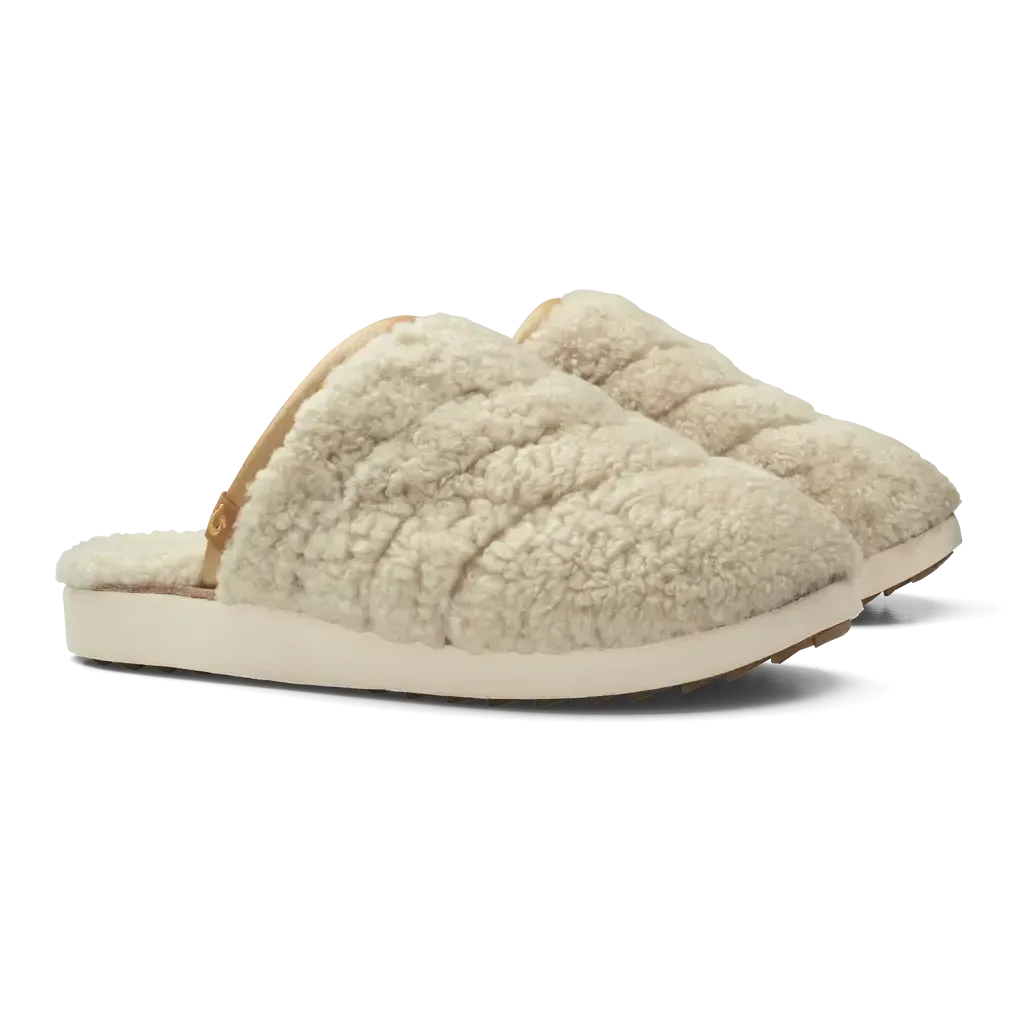 Women’s Pūpū Mua Slipper – Cozy Shearling & Island-Inspired Comfort