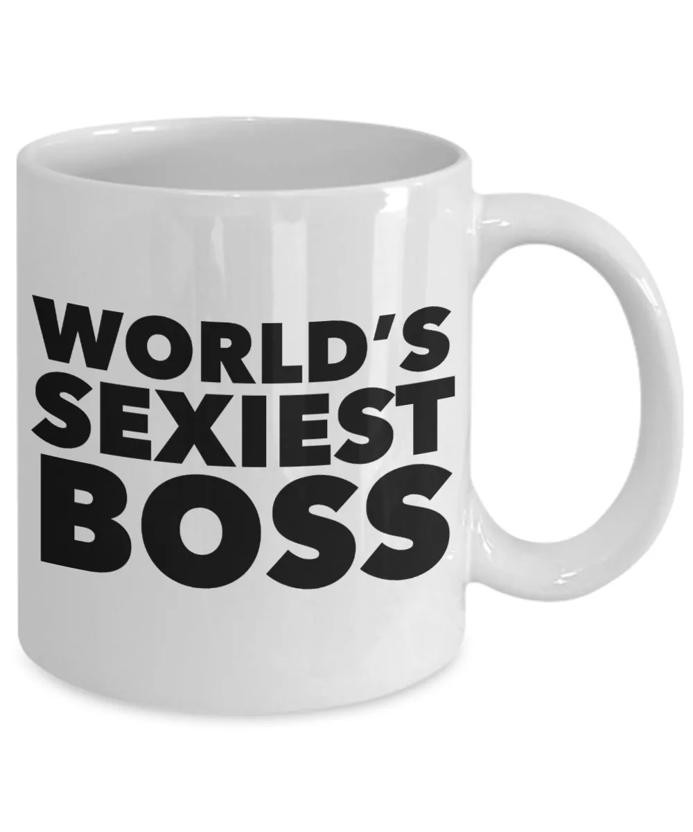 World's Sexiest Boss Mug Ceramic Coffee Cup Gift
