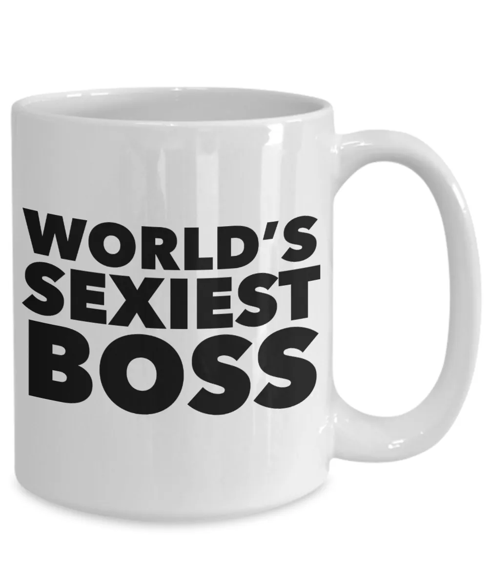 World's Sexiest Boss Mug Ceramic Coffee Cup Gift
