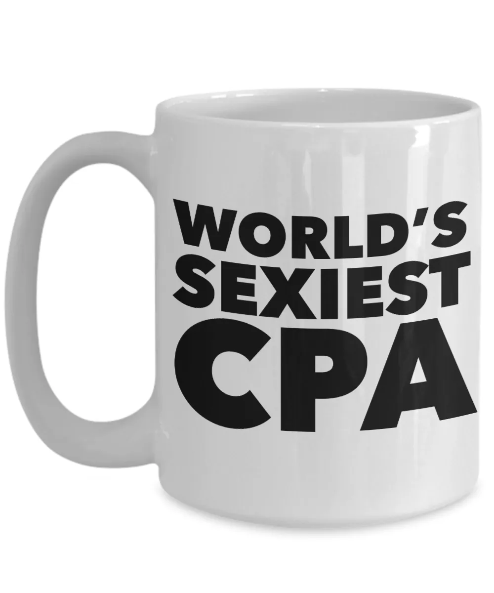 World's Sexiest CPA Mug Ceramic Coffee Cup