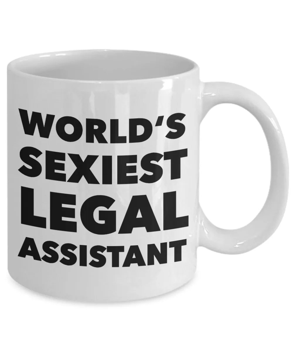 World's Sexiest Legal Assistant Mug  Civil Litigation Novelties Gifts Ceramic Coffee Cup