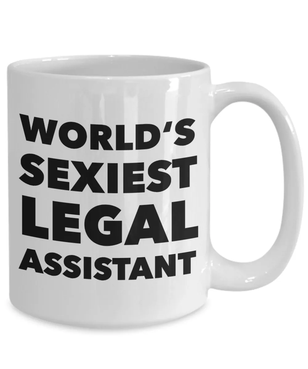 World's Sexiest Legal Assistant Mug  Civil Litigation Novelties Gifts Ceramic Coffee Cup