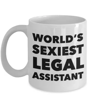 World's Sexiest Legal Assistant Mug  Civil Litigation Novelties Gifts Ceramic Coffee Cup