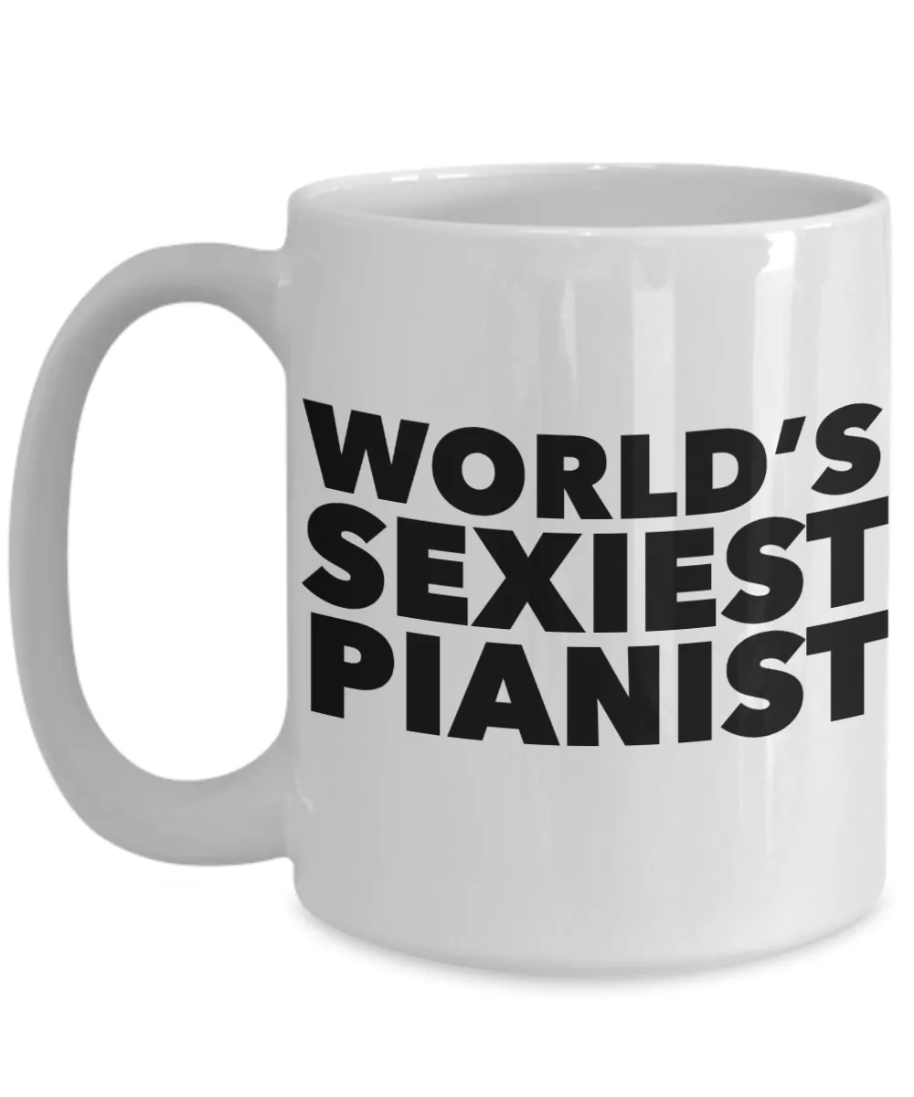 World's Sexiest Pianist Mug Ceramic Coffee Cup